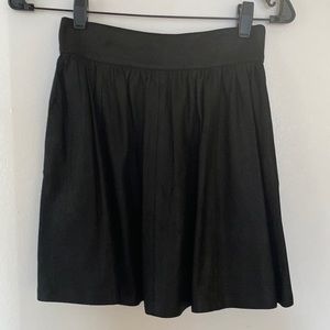 VEDA genuine leather miniskirt